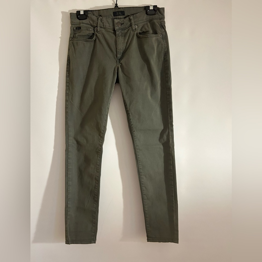 POLO RALPH LAUREN THE TOMPKINS SKINNY COTTON BLEND WOMEN’S PANTS SIZE 29